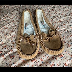 Minnetonka lined moccasins